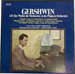 'Gershwin All The Works For Orchestra & Piano' Vinyl Record Set