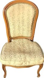 Flower Pattern Chair. (34'H X 19'W X 16')