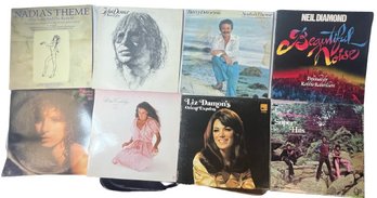 Vinyl Records Album Nadia's Theme, Neil Diamond, Liz Damon's And John Denver - 12.5x12.5