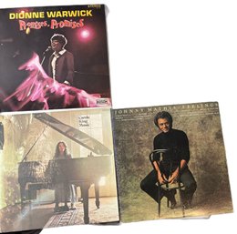 Classic Vinyl Records, Carole King, Johnny Mathis, Dionne Warwick And Many More - 12.5x12.5