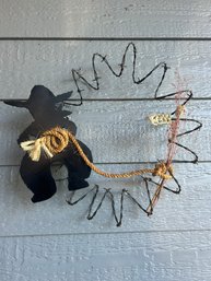 Barbed Wire Cowboy Lasso Wall Art