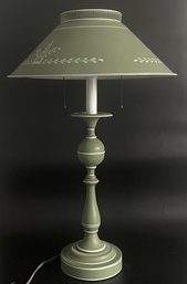 Wedgewood Table Lamp. Sea Green. 26' H
