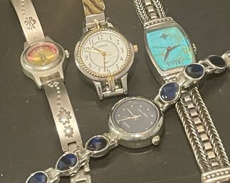 Ladies Watches. Untested. Silvertone.