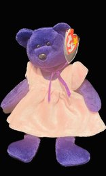 Princess. Beanie Baby Collection. 1997. PE Pellets. Comes With Pink Smock.