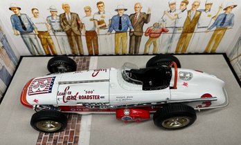 Vintage Indianapolis 500 Car Toy With Certification From Watson Roadster, With Box Case 13'