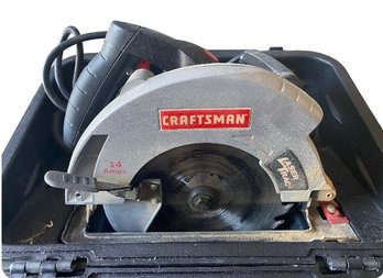 Craftsman 7 1/4 In. Circular Saw, 120V AC 60Hz 14-amp No. 5000/min Max: 2 38 With Box - 15x11x9