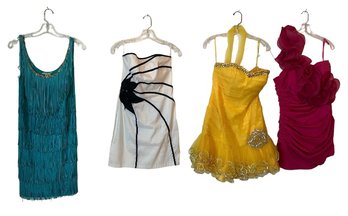 Women's Party Dresses - Evening, Minis, Strapless, Size 10 & 12