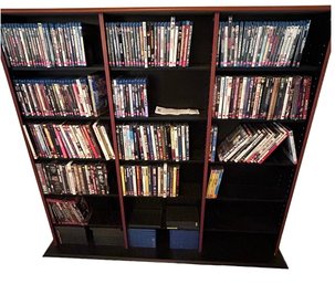 Classic Book Shelf With A Lots Of DVD's Collection - 51x54x7