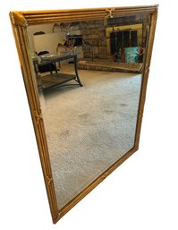Goldtone Hanging Mirror - 30x36
