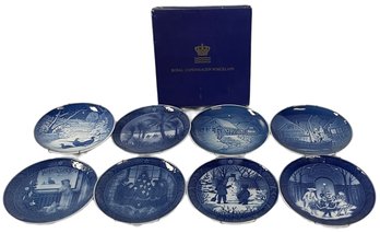 Porcelain Plates By Royal Copenhagen Porcelain