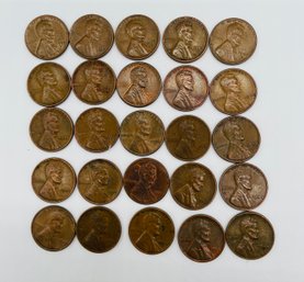 Collection Of Vintage Pennies. See Photos For Years.