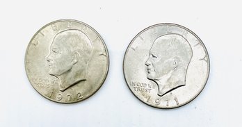 USA One Dollar, 1971, 1972. Eisenhower.