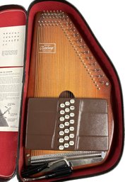 Appalachian Autoharp By Oscar Schmidt With Tuners And Tuning Instructions- 23.5Lx12Wx3H