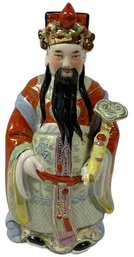 Fu Lu Shou Chinese Sanxing Gods Porcelain Figurines 14x6