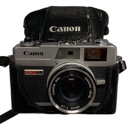 Canon Canonet QL17 Camera And Flash