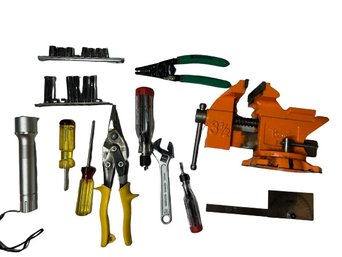 Household Tool Set With Tool Box, Screwdriver And Many More - 16Lx8Wx8H