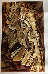 1282 Marcell Duchamp: Nude Descending A Staircase, Number Two, 1912 - 28 1/2 X 23' Unframed