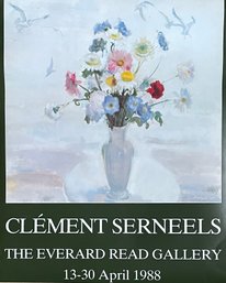 Clement Serneels, Everard Read Gallery, 1988, Poster, 25 X 20' Unframed