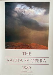 The Santa Fe Opera, 1986, Elliot Porter Photograph, Poster, 32 X 23' Unframed