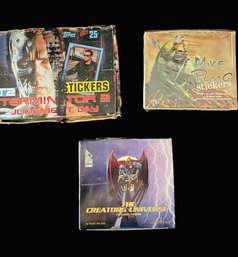 Terminator Judgment Day Stickers.  Creators Universe Trading Cards. Mike Ploog Stickers Box Factory Sealed