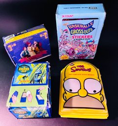 Simpsons 6th Season, Anastasia Upper Deck Trading Cards, Baseball Gross Outs Stickers/shit Gum, Bugs Life