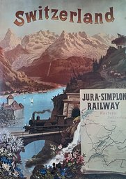 Switzerland Poster, 1981. 26 1/2 X 19' Unframed.