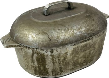 Large Vintage Dutch Oven- 15in Long X 10in Wide X 9.5 Tall