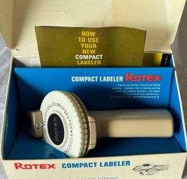 Retro Compact Labeler By Rotex In Box
