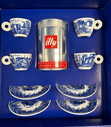 Cups & Saucers Rufus Willis Illy Collection- Germany - Signed And Numbered Cups