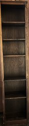 A Rustic Wooden Bookcase/ Shelf, 84x18x12
