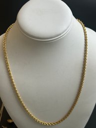 14 K Gold Necklace Weighing 6.93 Grams