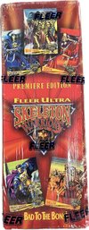 Premiere Edition Fleer Ultra Skeleton Warriors Card Box In Plastic Withs Some Damage To Box