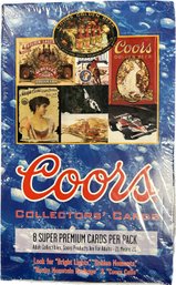 Coors Collectors Cards- 36 Packs, 8 Cards Per Pack. In Plastic