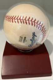 Field Of Dreams MLB Signed Baseball, In Display Case