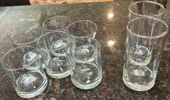 Glassware: Clear With Dimples, 3' & 6'