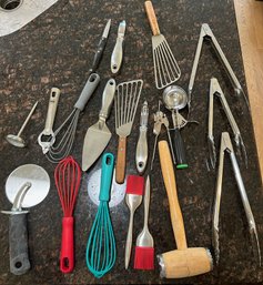 Miscellaneous Kitchen Utensils: Including Whisks, Tongs, Spatulas & More!