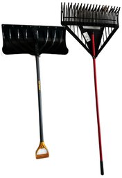 Yard Rake & Snow Shovel