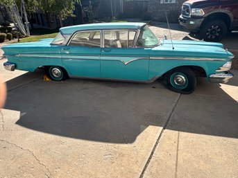 1959 EDSEL, Ford. 53k Miles, Garaged  For  65 Years, Estate Sale Vehicle