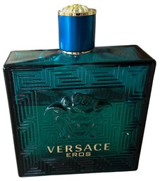 Versace Eros 6.74 Oz  (2/3 Full) Cologne Made In Italy