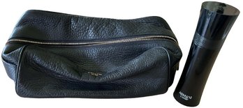 Armani Code (2/3 Full) 4.24oz & Black Coach Toiletries Bag