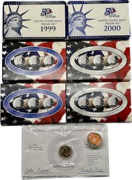 U.S Mint Proof Set 1999-2000, 2000 Philadelphia Mint Edition State Quarter Collection, And More Quarters