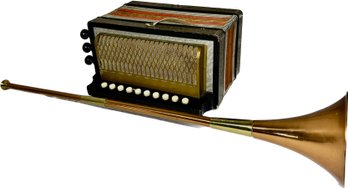 Copper Horn, Accordion Made By M. Hohner