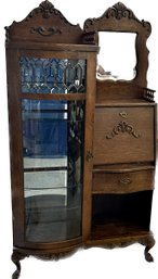 Wood Curio Cabinet