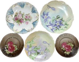 Handpainted Plates-rS Prussia, JC Malmaison Bavaria, AK France