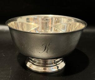 Gorham Sterling Silver Bowl Marked 41657 P. Revere Reproduction