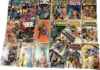 Marvel Comics- GI Joe, Conan & More! Well Used, Some With Tape On Spines 19 Comics