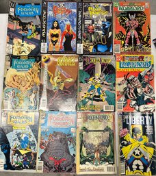 DC Comics- Forgotten Realms, Black Baptism, & More. Well Used, Some With Tape On Spines 12 Comics