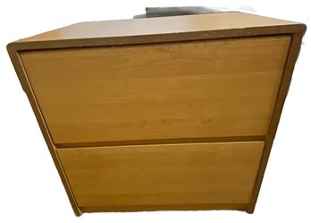 Wooden Two Drawer Cabinet/Storage - 29x19.5x28