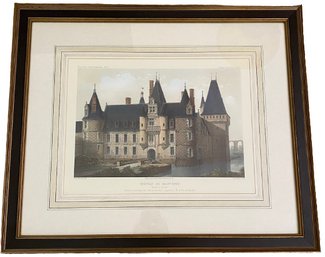 Framed Artwork Chateau De Maintenon 25x21