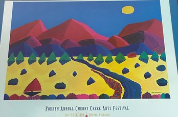 Fourth Annual Cherry Creek Arts Festival, 1994. 33 X 28'